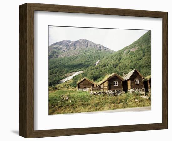 Restored Old Farm Buildings Near Loen, Olden, Norway, Scandinavia-Richard Ashworth-Framed Photographic Print