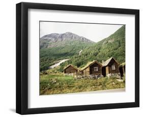 Restored Old Farm Buildings Near Loen, Olden, Norway, Scandinavia-Richard Ashworth-Framed Photographic Print