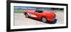 Restored Red 1959 Corvette, Side View, Portland, Oregon-null-Framed Photographic Print