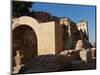 Restored Ruins of Roman City are Visible by River Ebro in Centre of City of Zaragoza, Aragon, Spain-David Pickford-Mounted Photographic Print