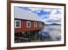 Restored salmon cannery museum, Icy Strait Point, Hoonah, summer, Chichagof Island, Inside Passage,-Eleanor Scriven-Framed Photographic Print