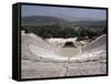 Restored Theatre, Epidaurus, Unesco World Heritage Site, Greece-Jack Jackson-Framed Stretched Canvas