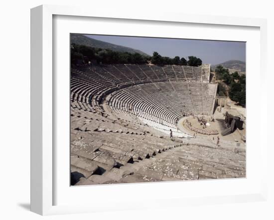 Restored Theatre, Epidaurus, Unesco World Heritage Site, Greece-Jack Jackson-Framed Photographic Print