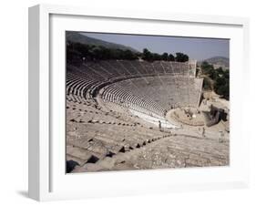 Restored Theatre, Epidaurus, Unesco World Heritage Site, Greece-Jack Jackson-Framed Photographic Print