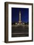 Restored Victory Column in the Evening, Street of the 17th of June, Berlin - Mitte, Germany-Axel Schmies-Framed Photographic Print