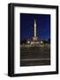 Restored Victory Column in the Evening, Street of the 17th of June, Berlin - Mitte, Germany-Axel Schmies-Framed Photographic Print