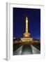 Restored Victory Column in the Evening, Street of the 17th of June, Berlin Mitte, Germany-Axel Schmies-Framed Photographic Print