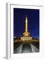 Restored Victory Column in the Evening, Street of the 17th of June, Berlin Mitte, Germany-Axel Schmies-Framed Photographic Print