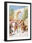 Restoring Blind Bartimaeus to Sight-William Brassey Hole-Framed Giclee Print