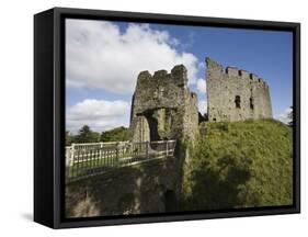 Restormel Castle, Cornwall, England, United Kingdom, Europe-Jean Brooks-Framed Stretched Canvas