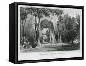 Restormel Castle, Cornwall-Thomas Allom-Framed Stretched Canvas