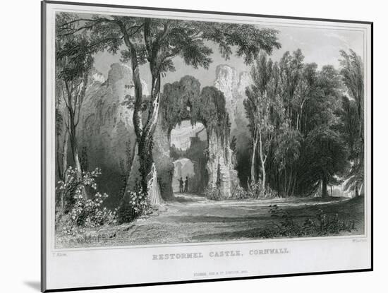 Restormel Castle, Cornwall-Thomas Allom-Mounted Art Print