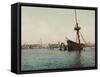 Restos Del U.S.S. Maine, Havana-William Henry Jackson-Framed Stretched Canvas