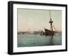 Restos Del U.S.S. Maine, Havana-William Henry Jackson-Framed Photo