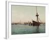 Restos Del U.S.S. Maine, Havana-William Henry Jackson-Framed Photo