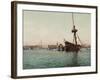 Restos Del U.S.S. Maine, Havana-William Henry Jackson-Framed Photo