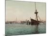 Restos Del U.S.S. Maine, Havana-William Henry Jackson-Mounted Photo