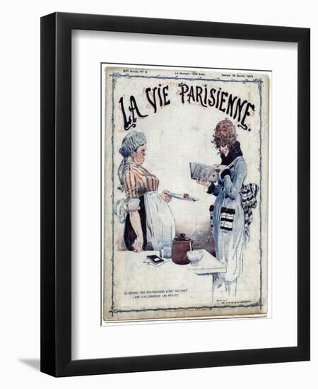 Restrictions are Not Finished! 1919-René Vincent-Framed Art Print