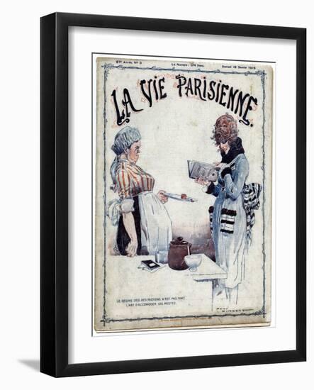 Restrictions are Not Finished! 1919-René Vincent-Framed Art Print