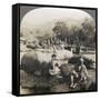 Result of a Morning's Hippopotamus Hunt on Mlembo River, Rhodesia, Africa, 1910-Keystone View Company-Framed Stretched Canvas