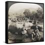 Result of a Morning's Hippopotamus Hunt on Mlembo River, Rhodesia, Africa, 1910-Keystone View Company-Framed Stretched Canvas