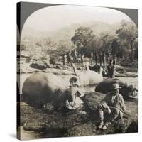 Result of a Morning's Hippopotamus Hunt on Mlembo River, Rhodesia, Africa, 1910-Keystone View Company-Stretched Canvas