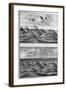 Result of the Deluge, 1675-Athanasius Kircher-Framed Giclee Print