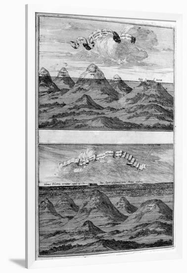 Result of the Deluge, 1675-Athanasius Kircher-Framed Giclee Print