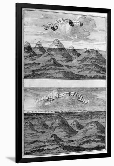 Result of the Deluge, 1675-Athanasius Kircher-Framed Giclee Print