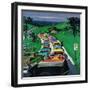 "Resume Safe Speed", May 30, 1959-Thornton Utz-Framed Giclee Print