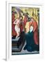 Resurrected Christ with the Symbol of the Passion Appearing to the Madonna and Saint John the Evang-Jacob Cornelisz van Oostsanen-Framed Giclee Print