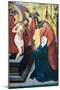Resurrected Christ with the Symbol of the Passion Appearing to the Madonna and Saint John the Evang-Jacob Cornelisz van Oostsanen-Mounted Giclee Print