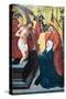 Resurrected Christ with the Symbol of the Passion Appearing to the Madonna and Saint John the Evang-Jacob Cornelisz van Oostsanen-Stretched Canvas