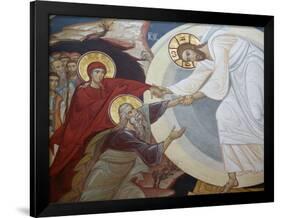 Resurrection. Jesus, Adam and Eve, Vienna, Austria, Europe-Godong-Framed Photographic Print