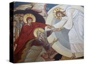 Resurrection. Jesus, Adam and Eve, Vienna, Austria, Europe-Godong-Stretched Canvas