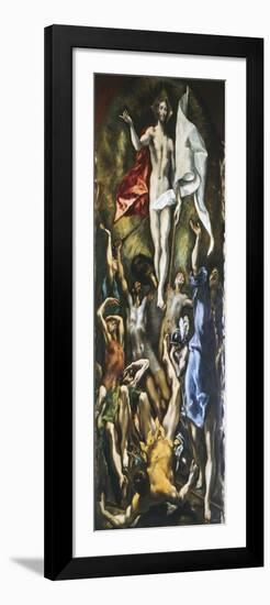 Resurrection of Christ, 1605-10-El Greco-Framed Giclee Print