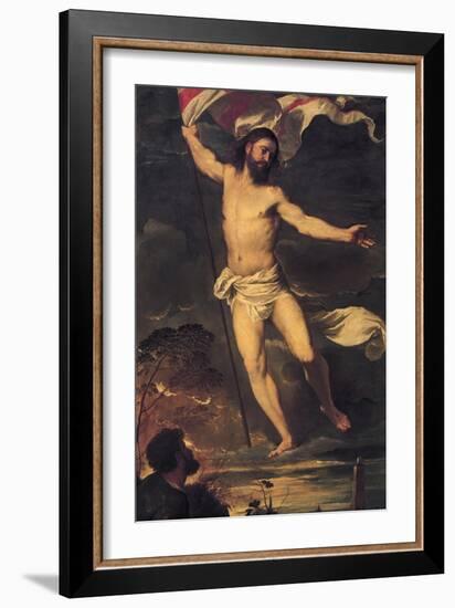 Resurrection of Christ, Detail from Central Panel of Averoldi Altarpiece-Titian (Tiziano Vecelli)-Framed Giclee Print