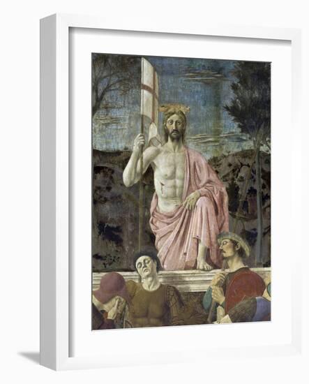 Resurrection of Christ, Detail-Piero della Francesca-Framed Giclee Print