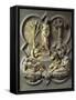Resurrection of Christ, Gilded Bronze Tile-null-Framed Stretched Canvas