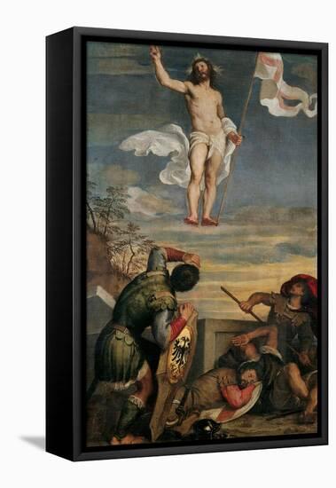 Resurrection of Christ-Titian (Tiziano Vecelli)-Framed Stretched Canvas