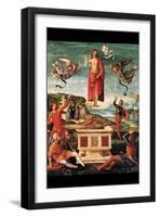 Resurrection of Christ-Raphael-Framed Art Print