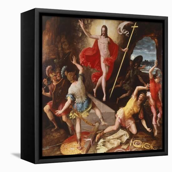 Resurrection of Christ-Antoine Caron-Framed Stretched Canvas