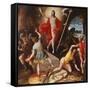 Resurrection of Christ-Antoine Caron-Framed Stretched Canvas