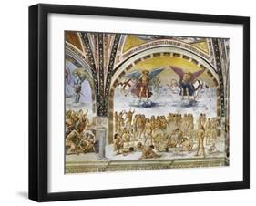 Resurrection of Flesh, from Last Judgment Fresco Cycle, 1499-1504-Luca Signorelli-Framed Giclee Print