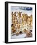 Resurrection of Flesh, from Last Judgment Fresco Cycle, 1499-1504-Luca Signorelli-Framed Giclee Print