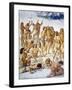 Resurrection of Flesh, from Last Judgment Fresco Cycle, 1499-1504-Luca Signorelli-Framed Giclee Print