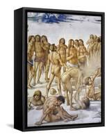 Resurrection of Flesh, from Last Judgment Fresco Cycle, 1499-1504-Luca Signorelli-Framed Stretched Canvas