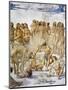 Resurrection of Flesh, from Last Judgment Fresco Cycle, 1499-1504-Luca Signorelli-Mounted Giclee Print