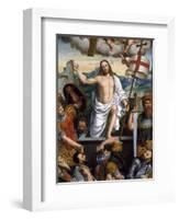 Resurrection of Jesus-Giuseppe Giovenone-Framed Art Print