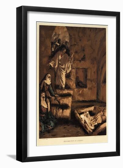 Resurrection of Lazarus - St John, -Bible-James Jacques Joseph Tissot-Framed Giclee Print